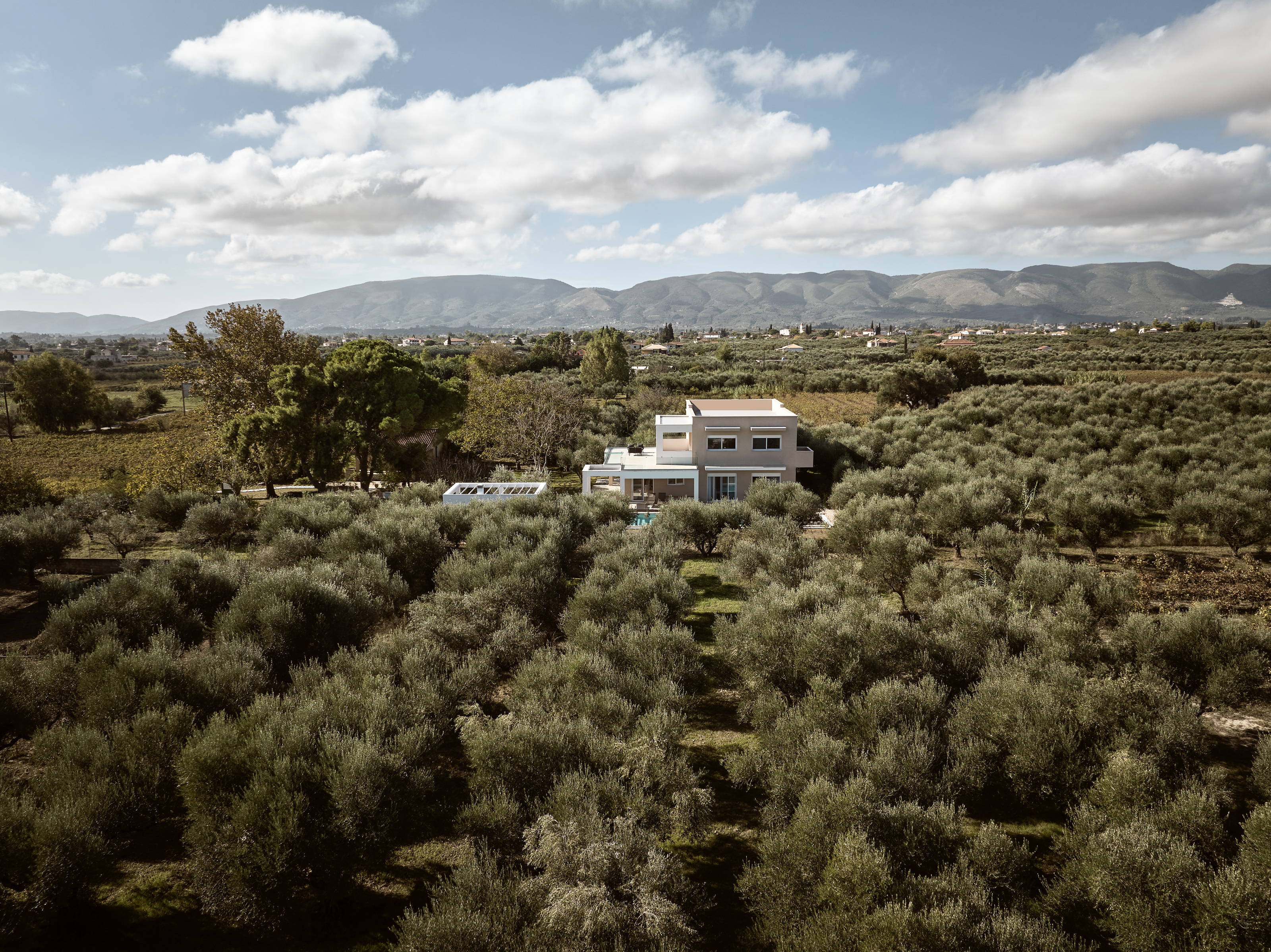 Surrounded by fields of olive trees and the breathtaking scenery of nature